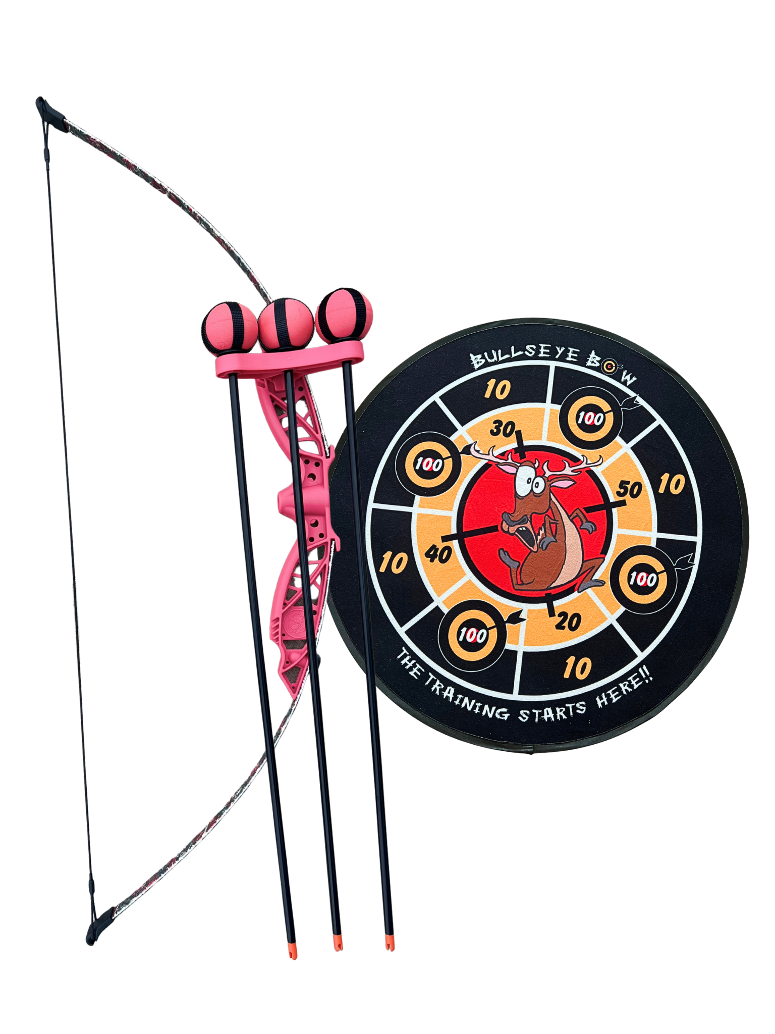 pink archery bow for kids