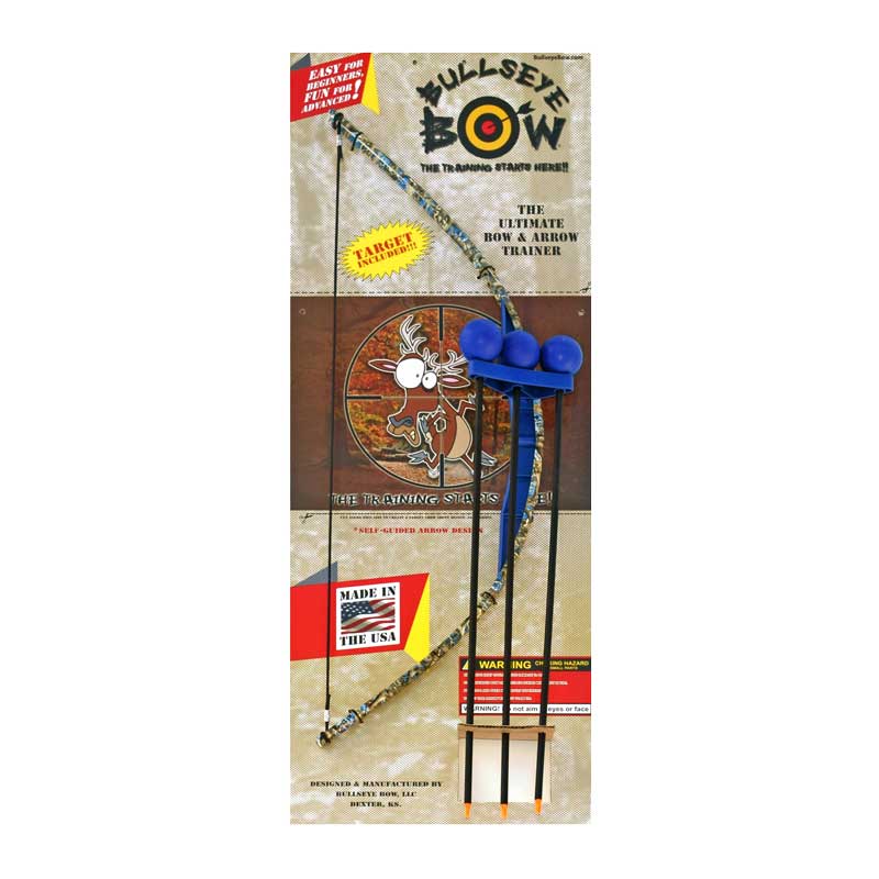 Blue Camo Toy Bow and Arrow Trainer