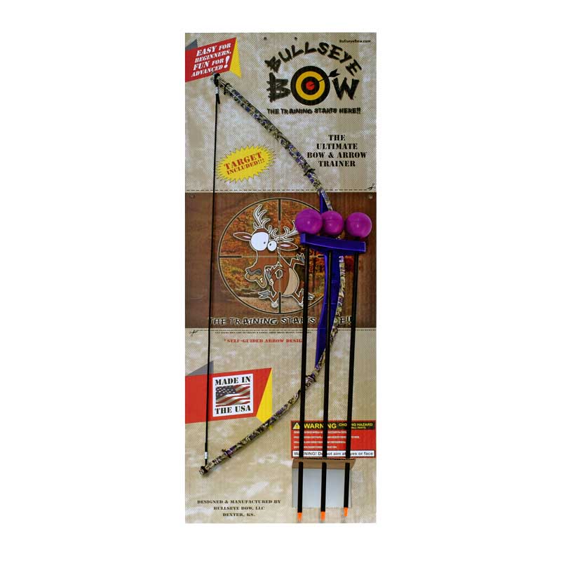Purple Camo Toy Bow and Arrow Trainer