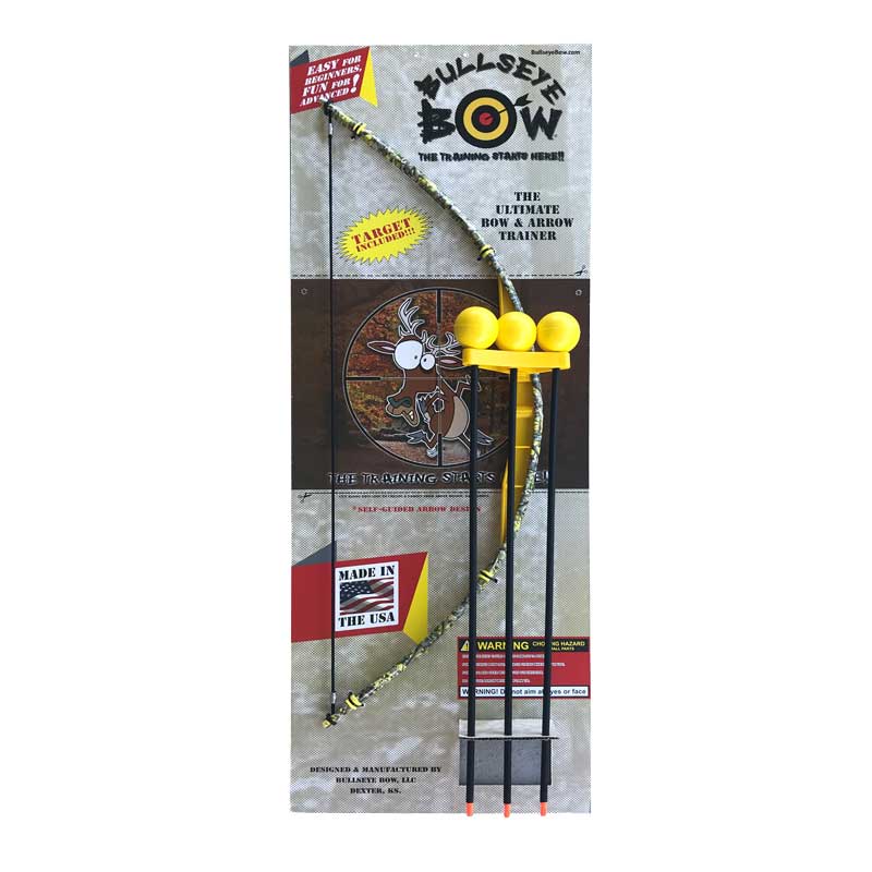 Yellow Camo Toy Bow and Arrow Trainer